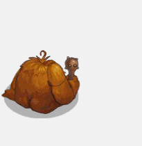 Gif animé Bigfoot de dos